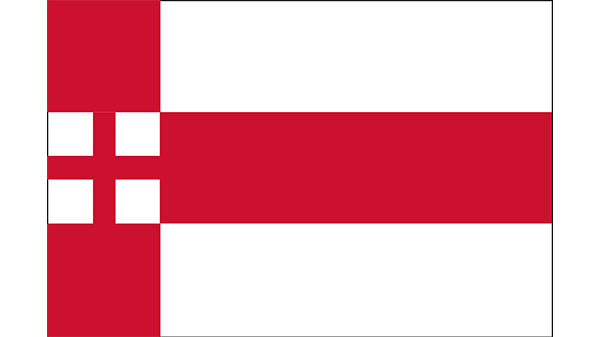 Vlag gemeente Amersfoort Vlag gemeente Amersfoort - in kleur op transparante achtergrond - 600 * 337 pixels